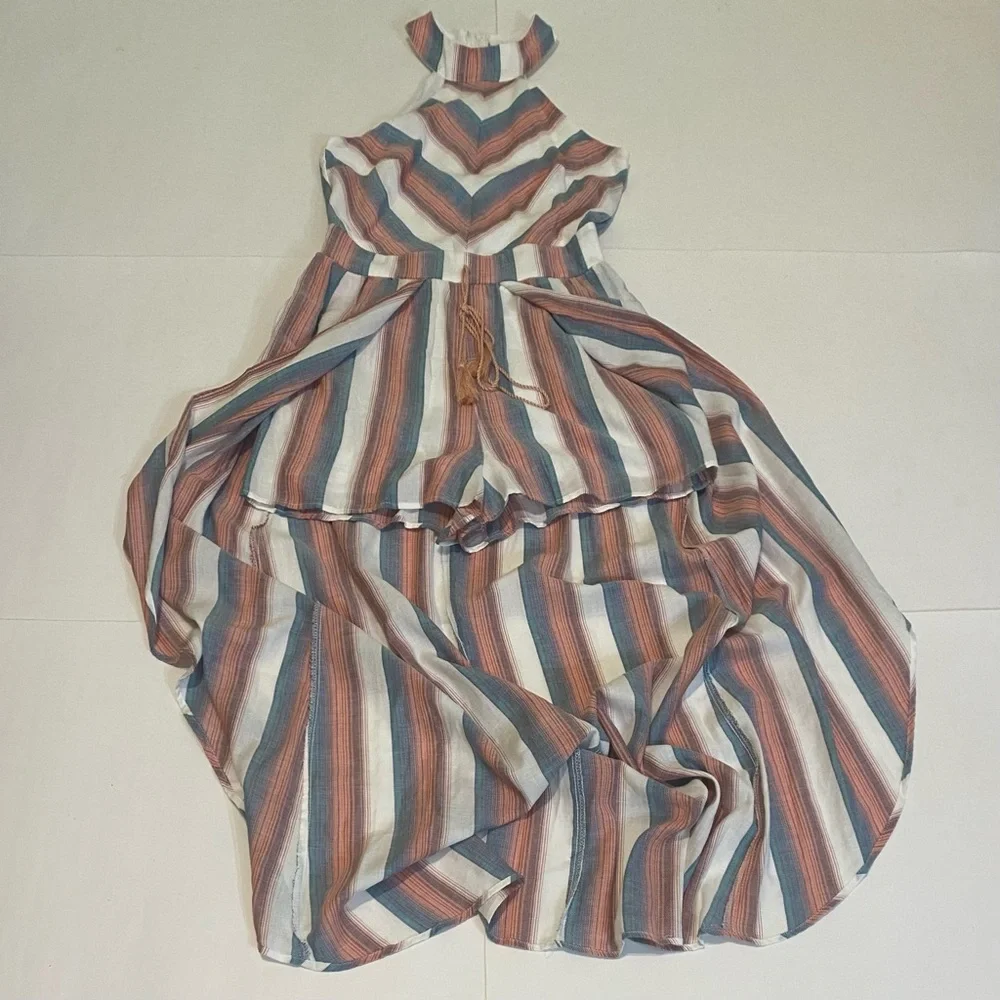 Crystal Sky stripe jumpsuit & romper size 5 - Picture 3 of 11
